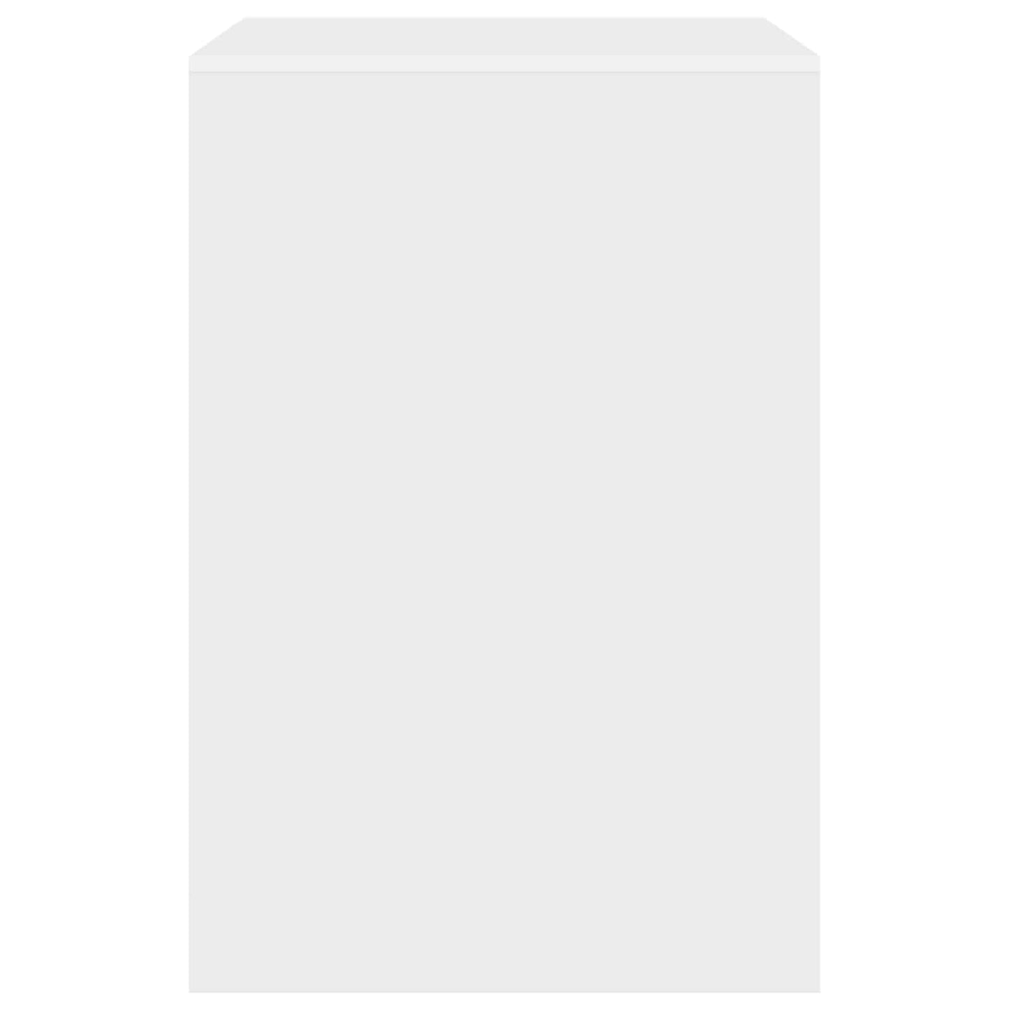 Skříň Na Pračku Se Dveřmi Bílá 87 X 60 X 89 Cm Kompozitní Dřevo