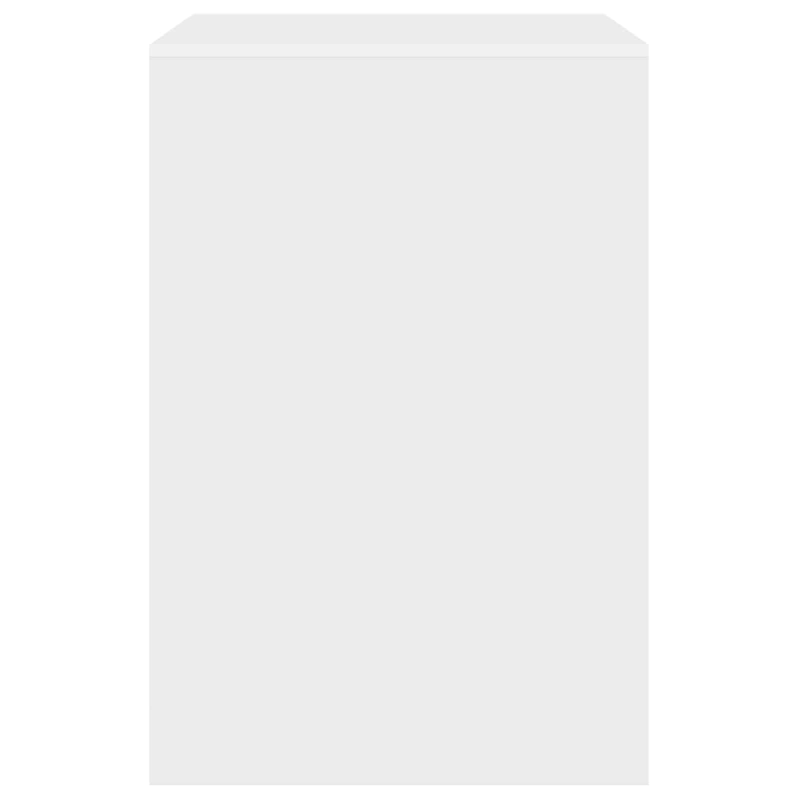 Skříň Na Pračku Se Dveřmi Bílá 87 X 60 X 89 Cm Kompozitní Dřevo