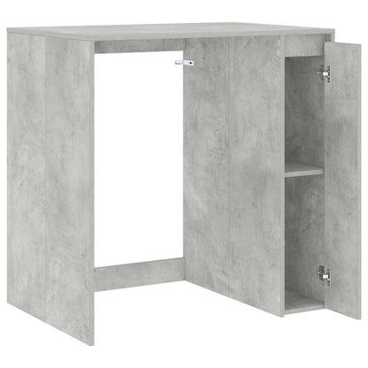 Skříň Na Pračku Betonová 87 X 60 X 89 Cm Kompozitní Dřevo