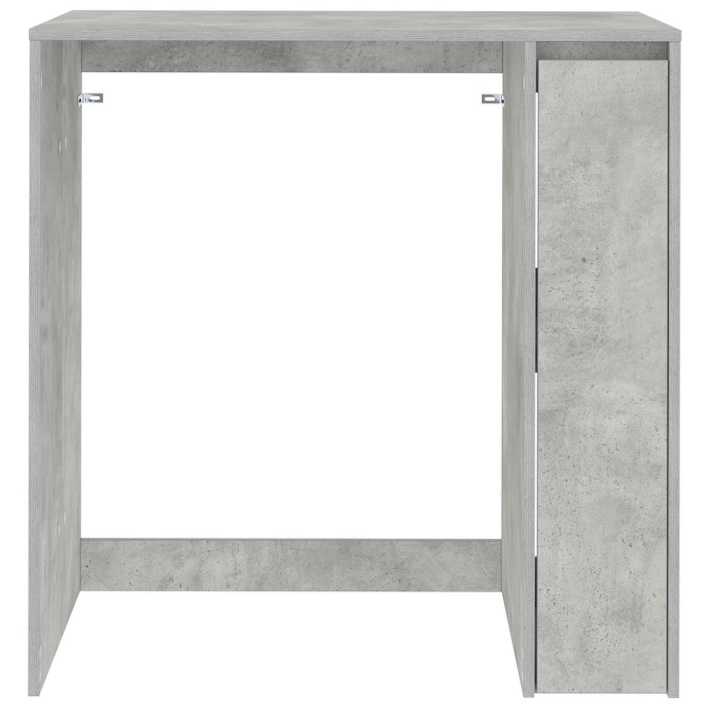 Skříň Na Pračku Betonová 87 X 60 X 89 Cm Kompozitní Dřevo