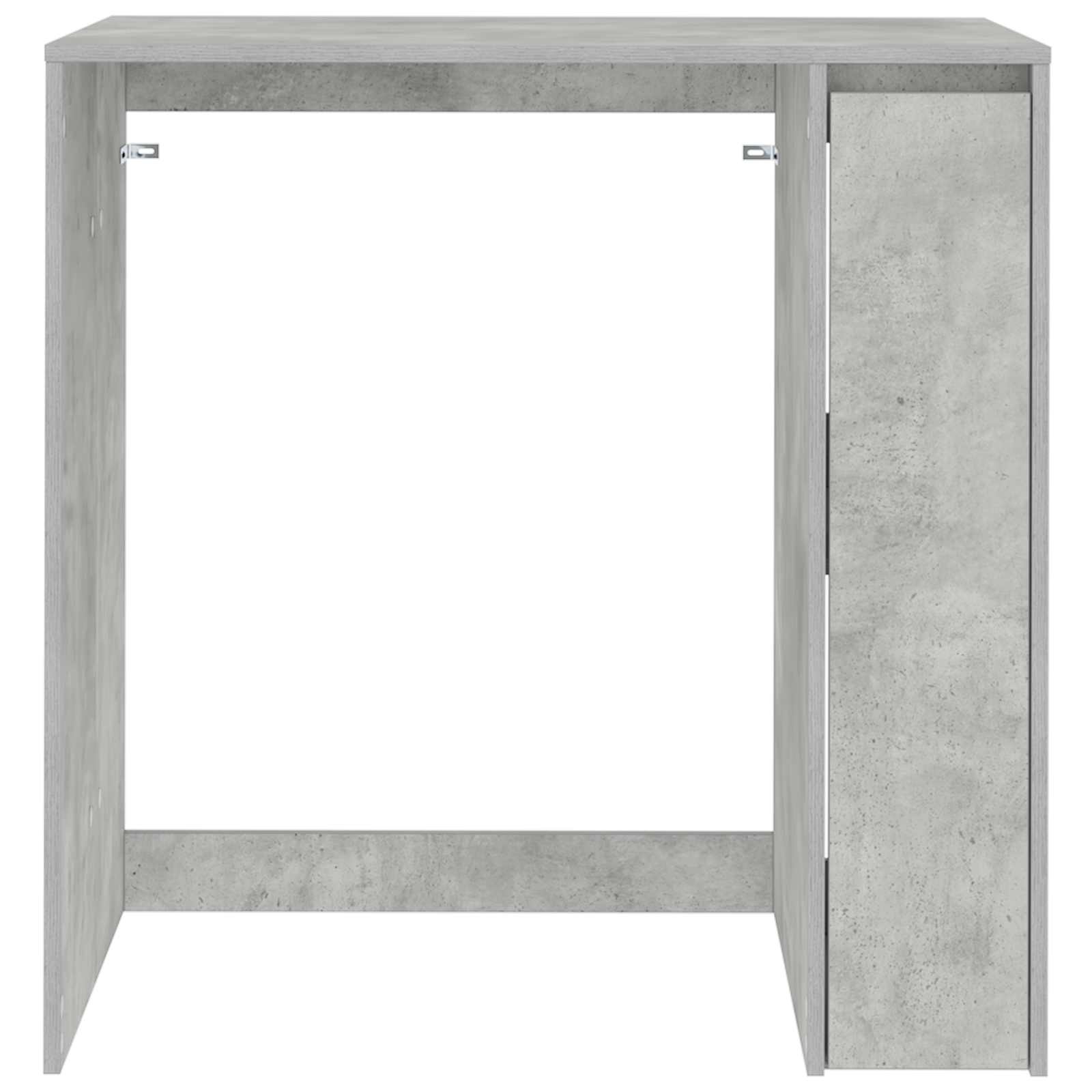 Skříň Na Pračku Betonová 87 X 60 X 89 Cm Kompozitní Dřevo