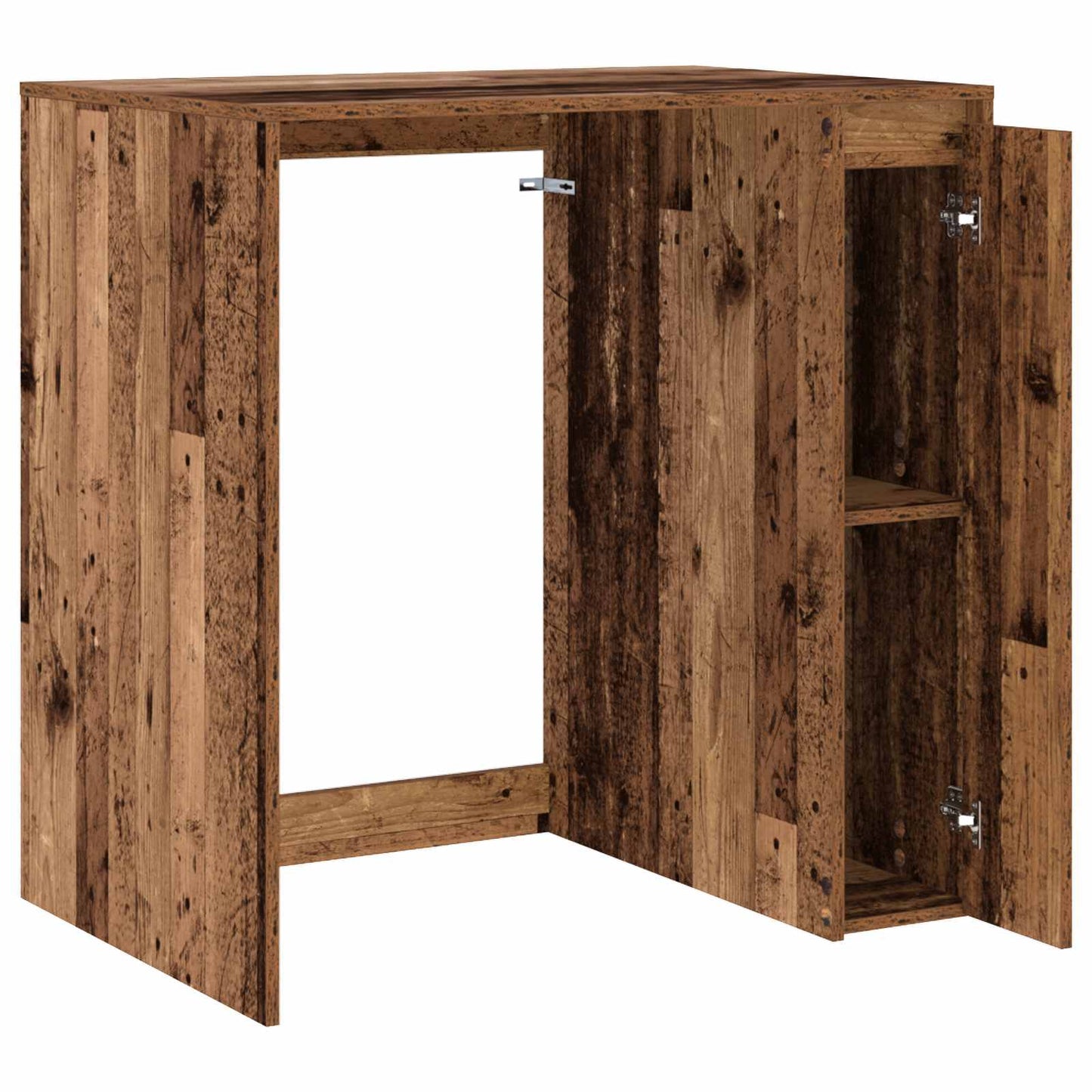 Skříň Na Pračku Staré Dřevo 87 X 60 X 89 Cm Kompozitní Dřevo