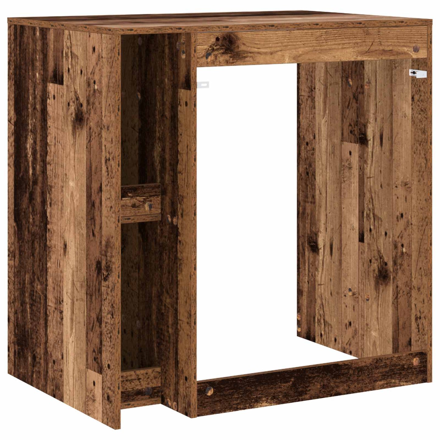 Skříň Na Pračku Staré Dřevo 87 X 60 X 89 Cm Kompozitní Dřevo