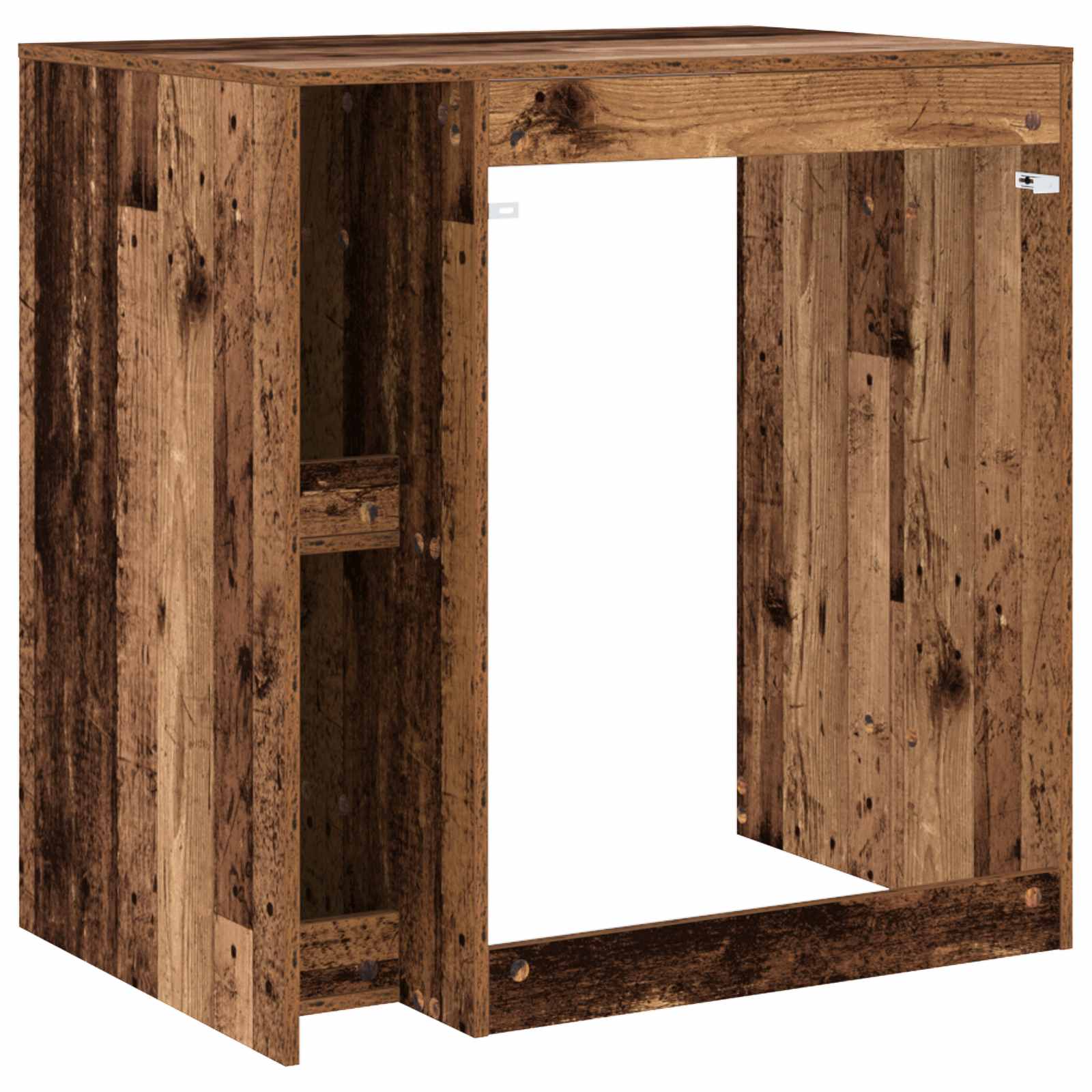 Skříň Na Pračku Staré Dřevo 87 X 60 X 89 Cm Kompozitní Dřevo