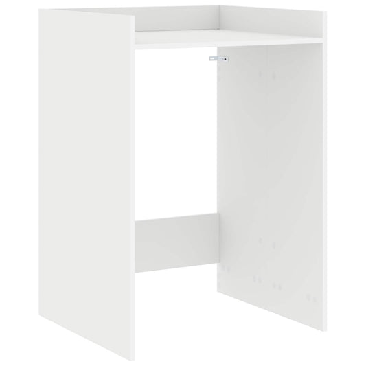 Skříň Na Pračku Bílá 67,5 X 62 X 97 Cm Kompozitní Dřevo