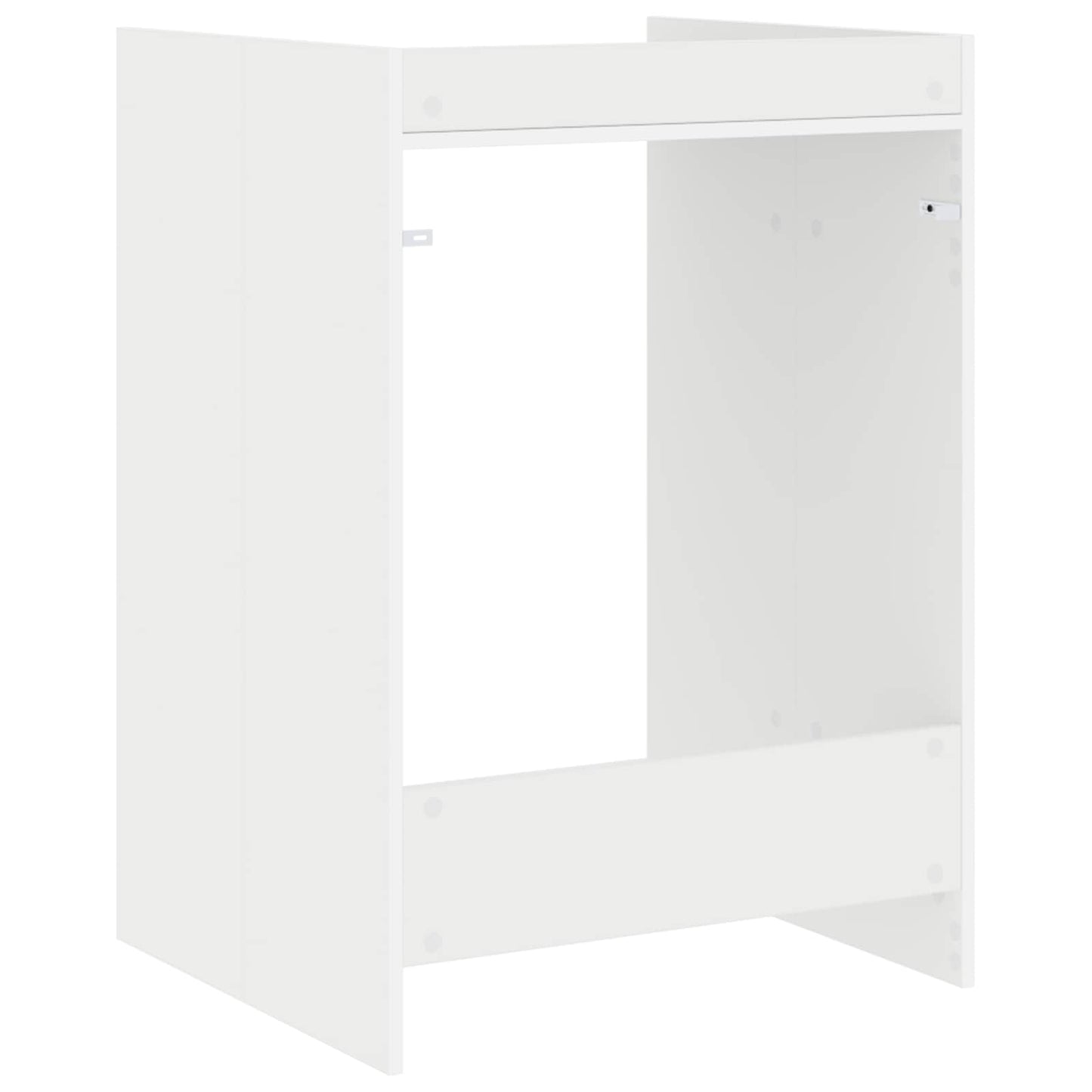 Skříň Na Pračku Bílá 67,5 X 62 X 97 Cm Kompozitní Dřevo