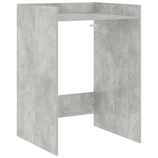 Skříň Na Pračku Beton 67,5 X 62 X 97 Cm Kompozitní Dřevo