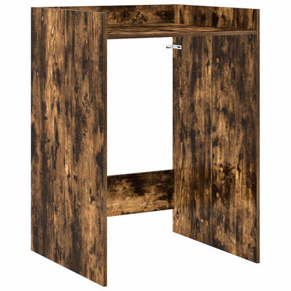 Skříň Na Pračku Kouřový Dub 67,5 X 62 X 97 Cm Kompozitní Dřevo