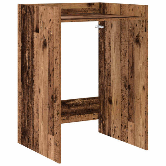 Skříň Na Pračku Staré Dřevo 67,5 X 62 X 97 Cm Kompozitní Dřevo