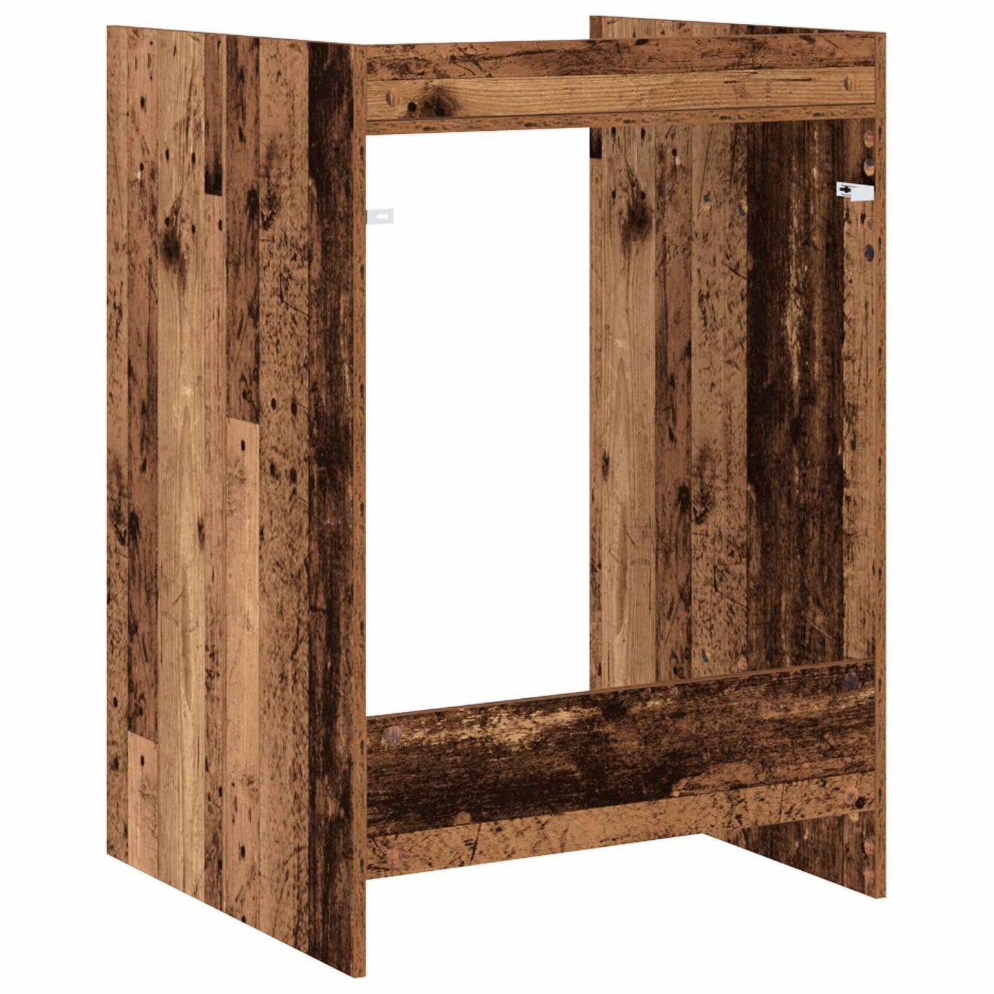 Skříň Na Pračku Staré Dřevo 67,5 X 62 X 97 Cm Kompozitní Dřevo