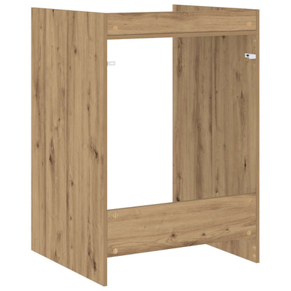 Skříň Na Pračku Umělecký Dub 67,5 X 62 X 97 Cm Kompozitní Dřevo
