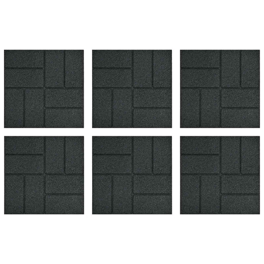 Stepping Stone 6 Ks 40,5 X 40,5 X 2 Cm Guma