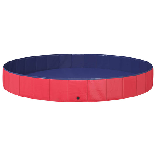 Bazén Pro Psy Červená Ø300 X 38 Cm Silný Pvc