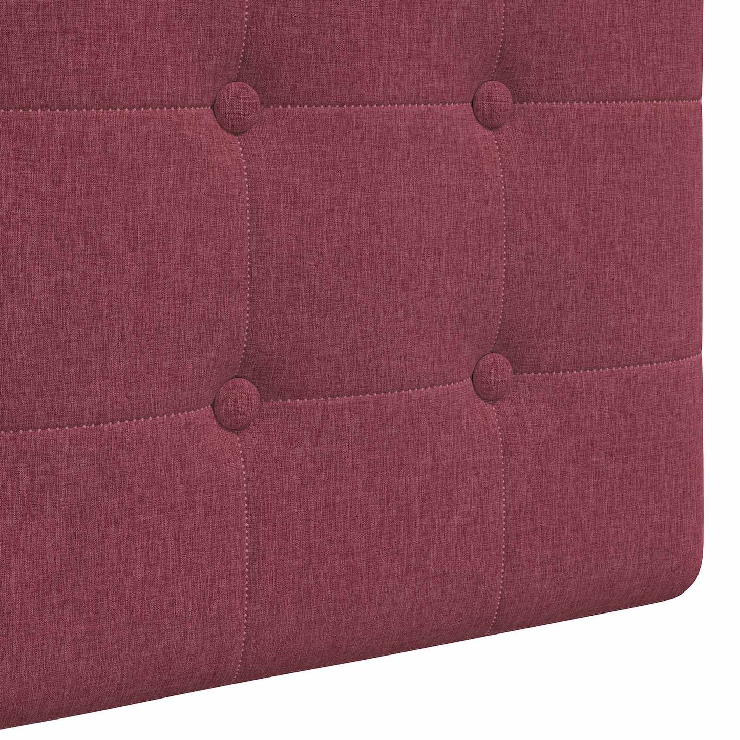Závěsné Čelo Postele Víno Červené Textil