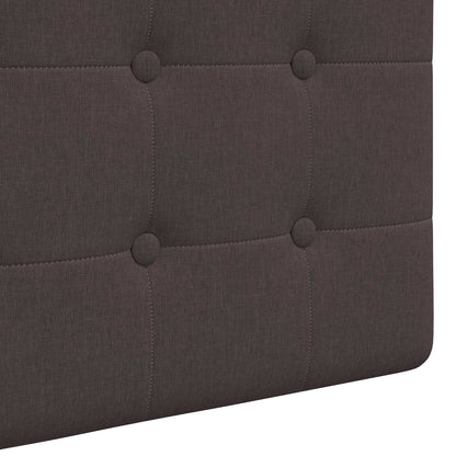Závěsné Čelo Postele Tmavě Hnědá Textil
