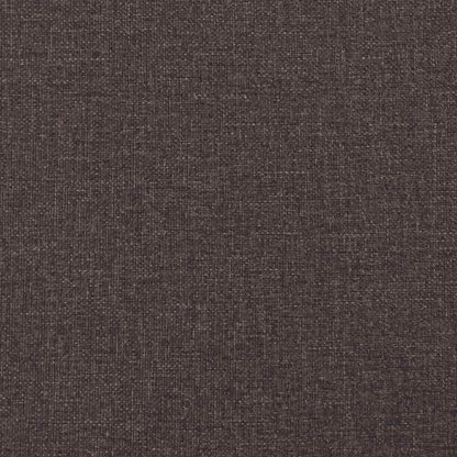 Závěsné Čelo Postele Tmavě Hnědá Textil