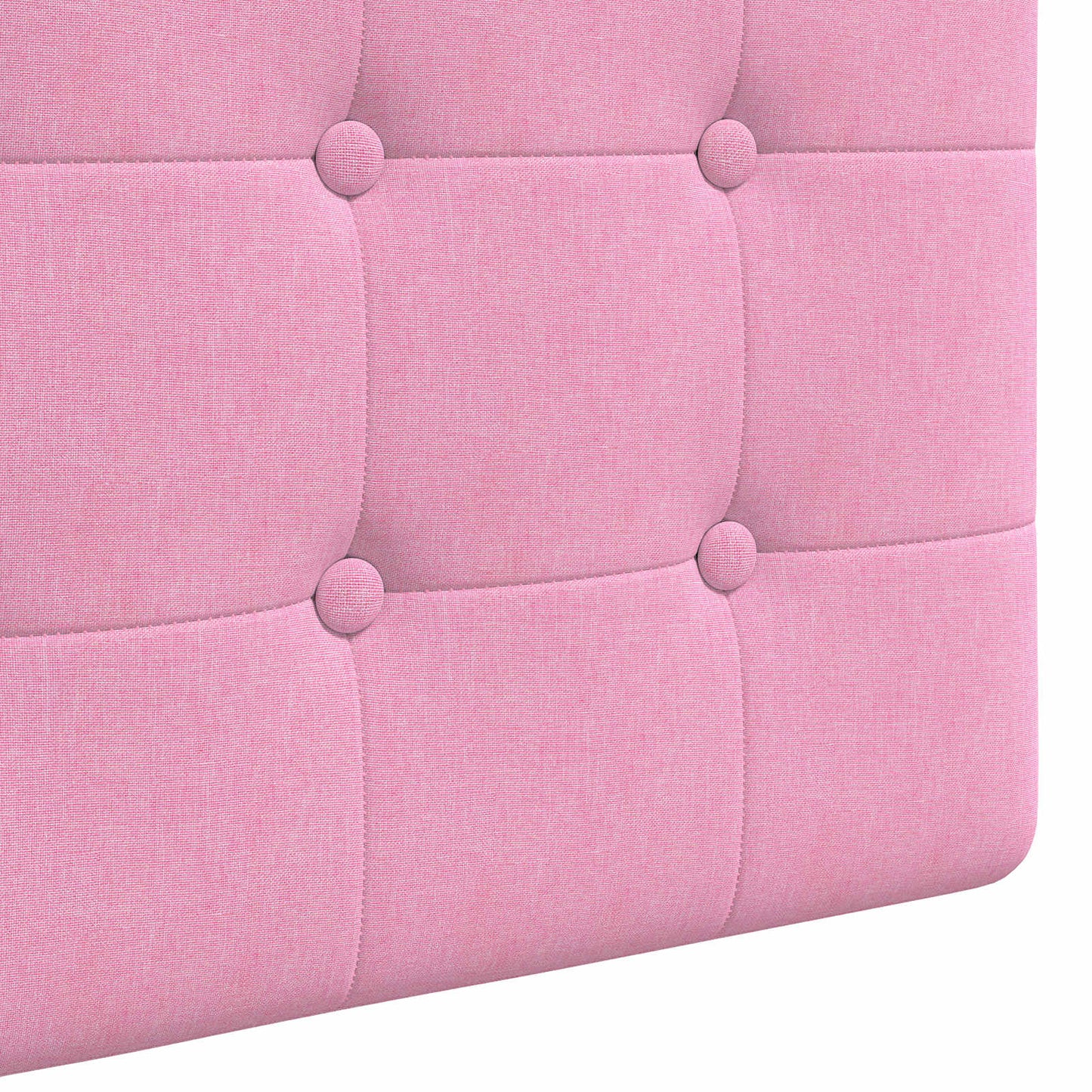 Závěsné Čelo Postele Růžová Textil