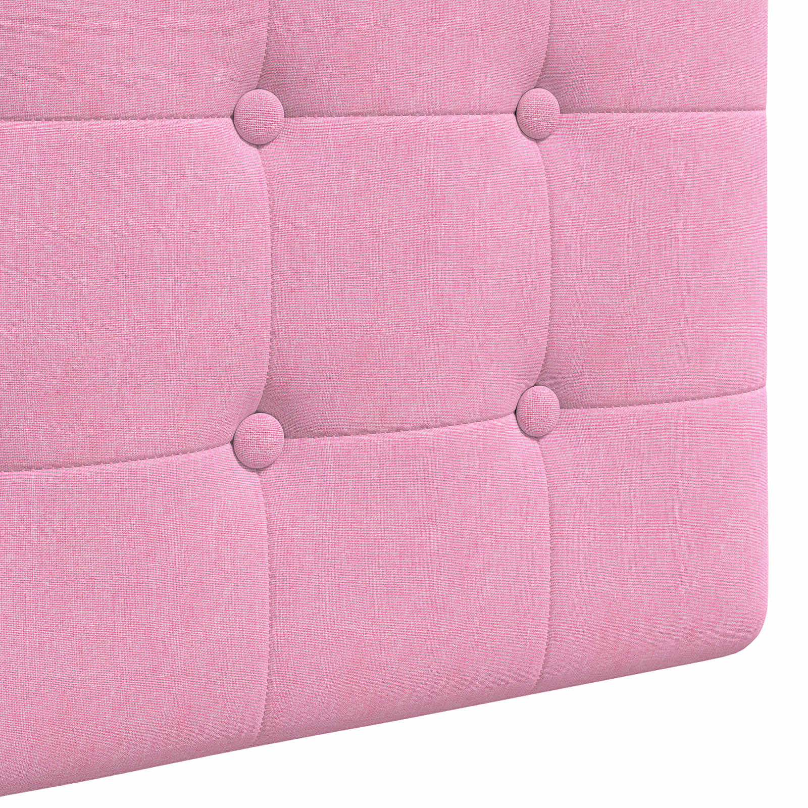 Závěsné Čelo Postele Růžová Textil