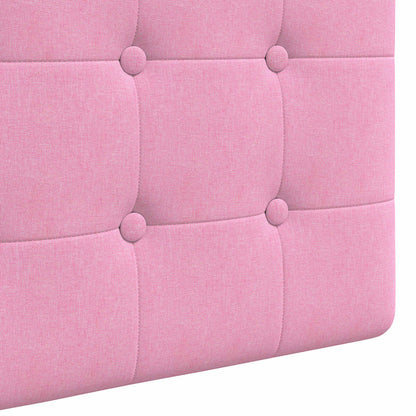 Závěsné Čelo Postele Růžová Textil