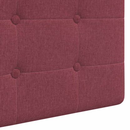Závěsné Čelo Postele Víno Červené Textil