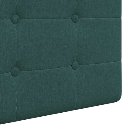 Závěsné Čelo Postele Tmavě Zelená Textil
