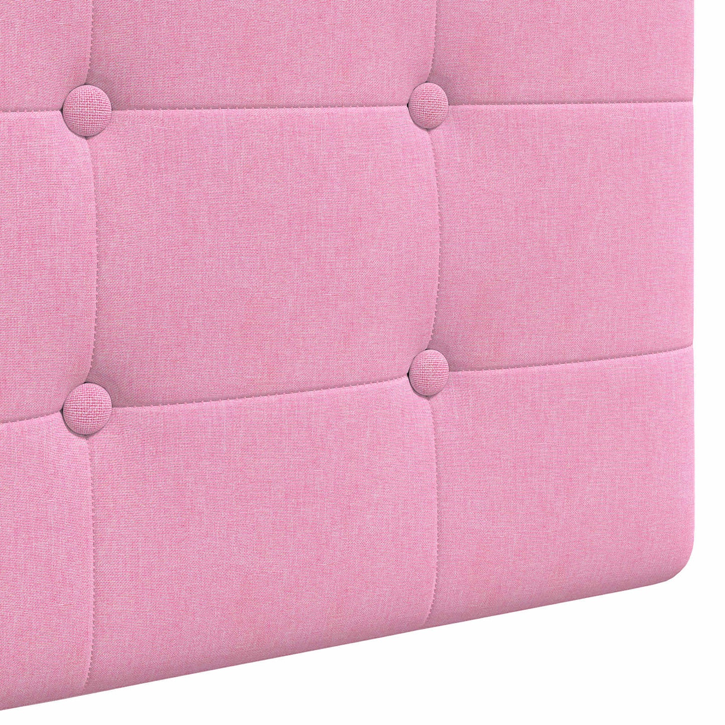 Závěsné Čelo Postele Růžová Textil