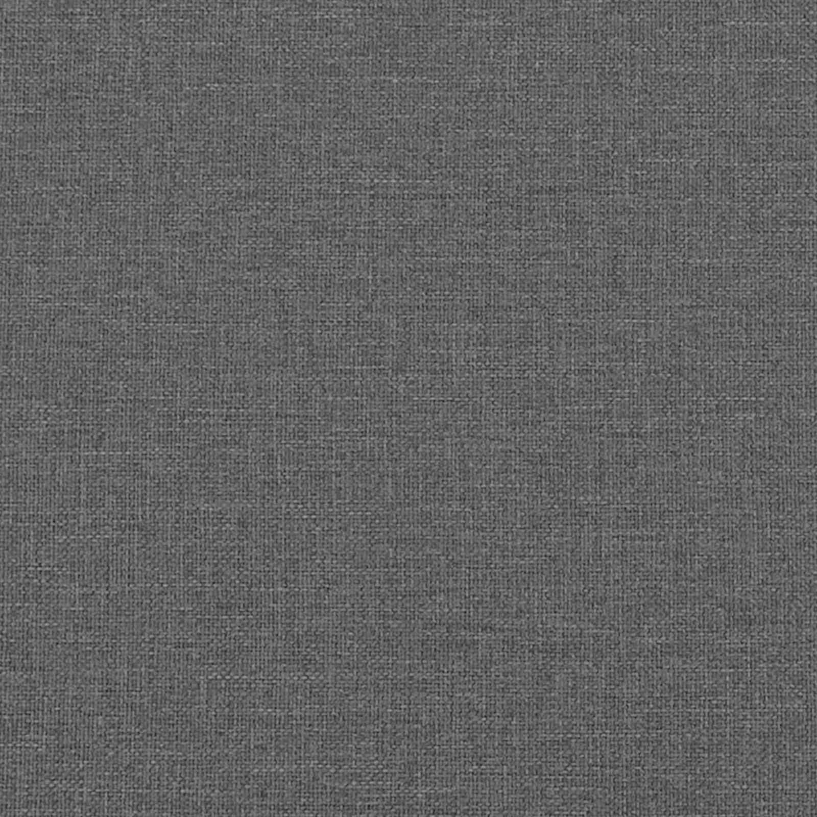 Závěsné Čelo Postele Tmavě Šedá Textil