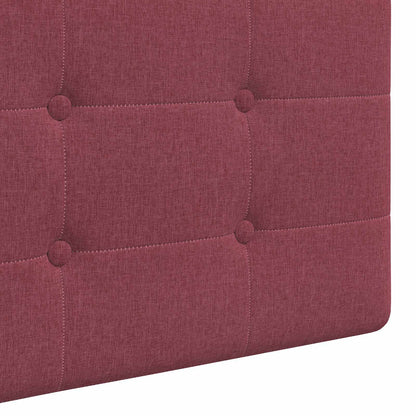 Závěsné Čelo Postele Víno Červené Textil