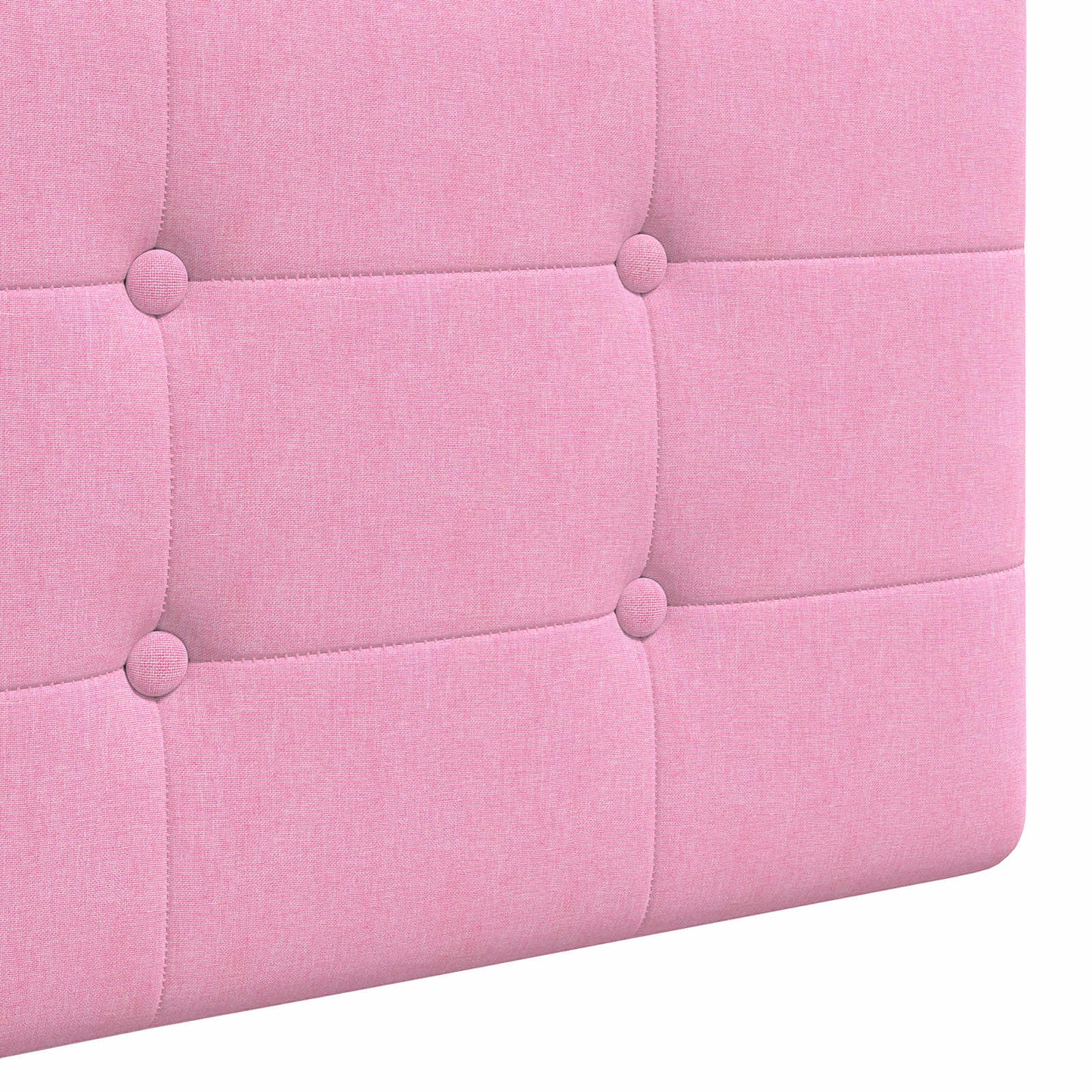 Závěsné Čelo Postele Růžová Textil