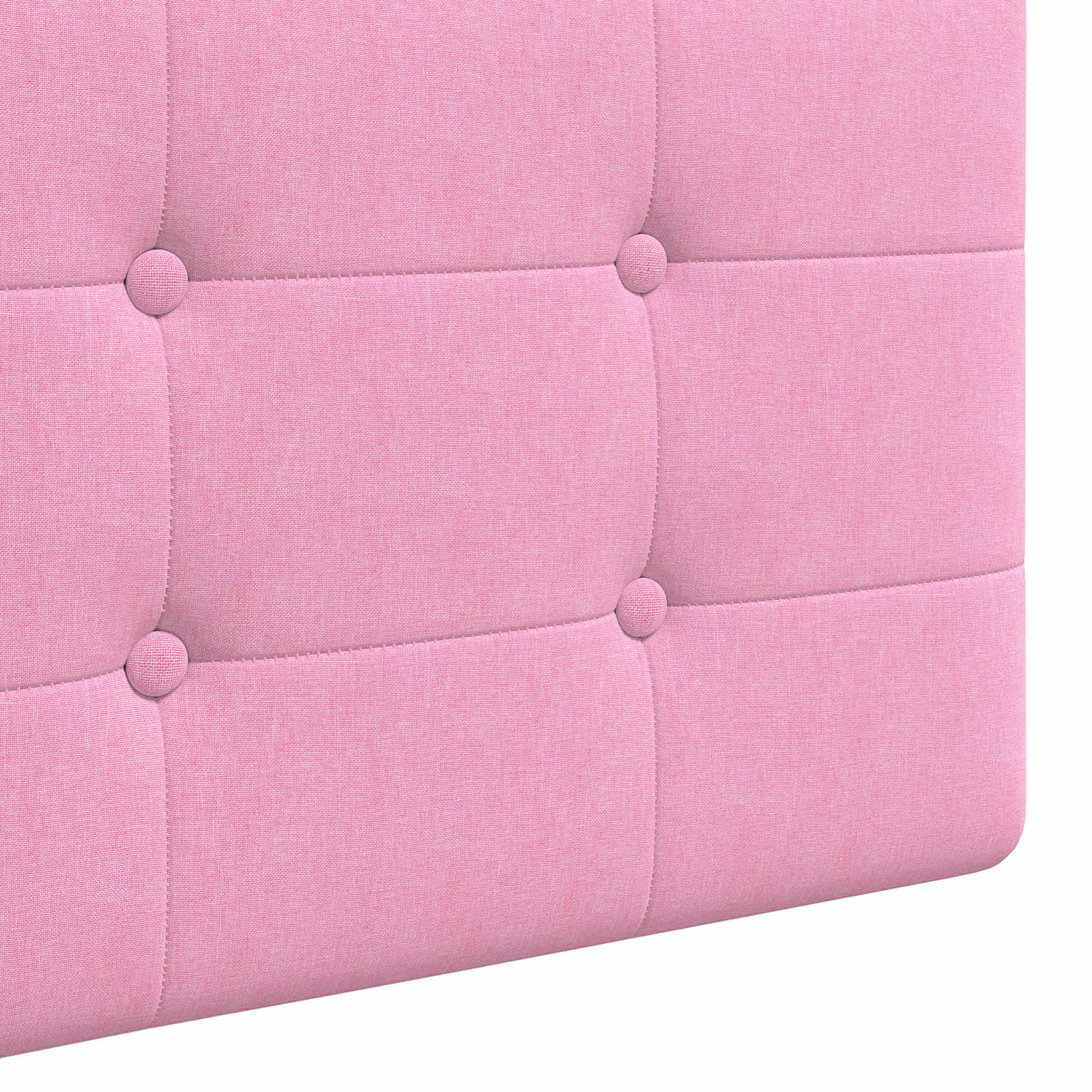 Závěsné Čelo Postele Růžová Textil