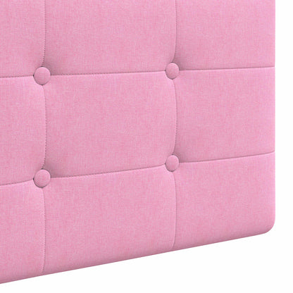 Závěsné Čelo Postele Růžová Textil