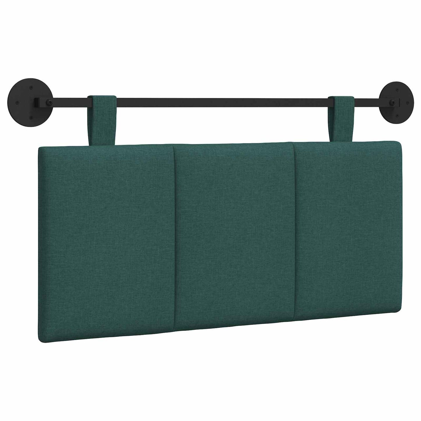 Závěsné Čelo Postele Tmavě Zelená Textil