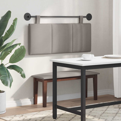 Závěsné Čelo Postele Taupe Textil
