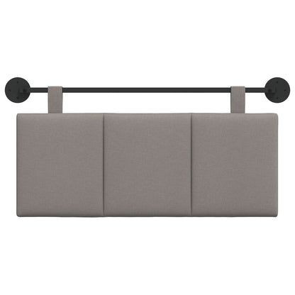 Závěsné Čelo Postele Taupe Textil
