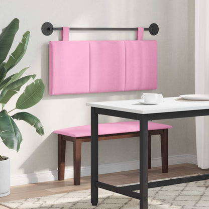 Závěsné Čelo Postele Růžová Textil
