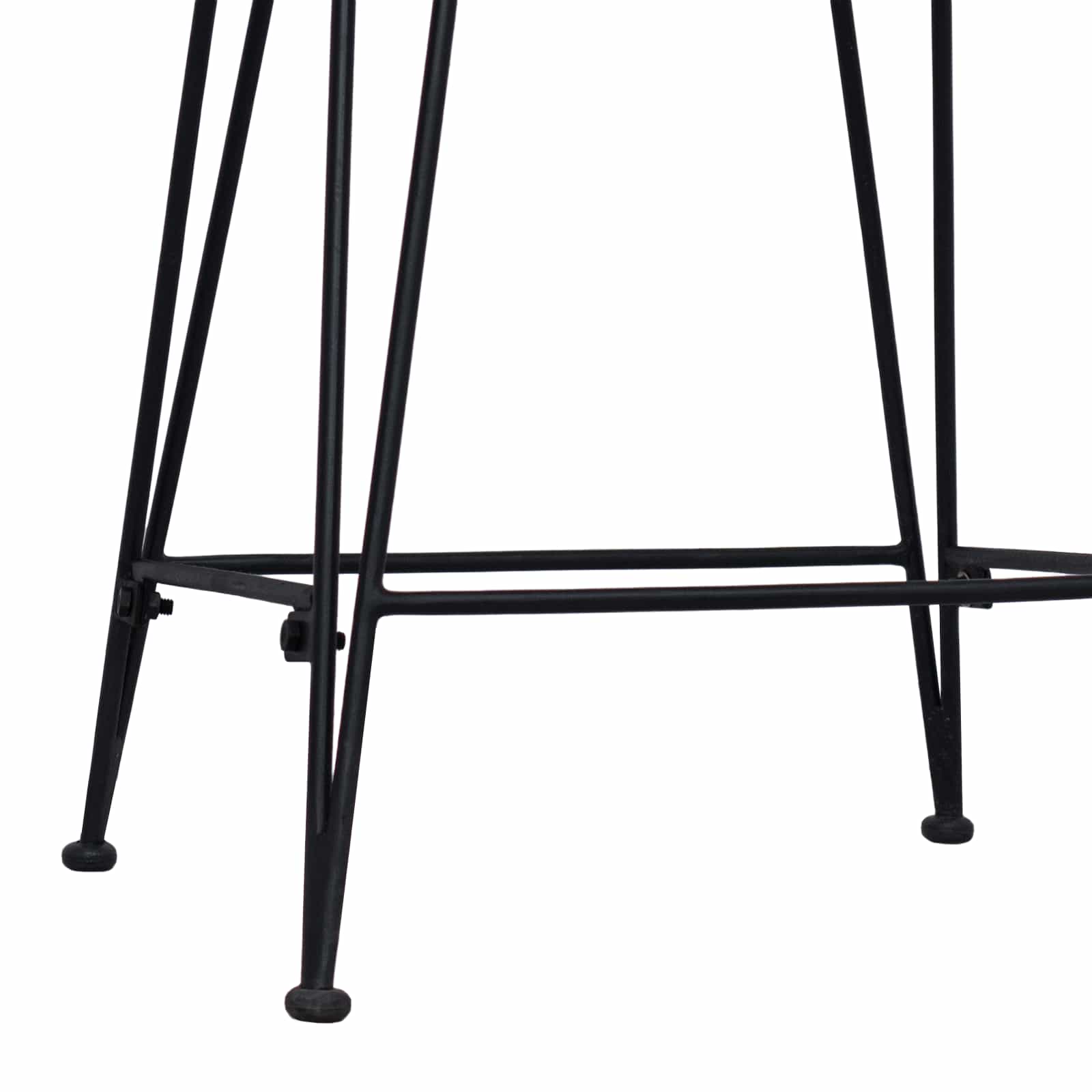 Barová Stolička 2 Pcs Přírodní 44 X 45 X 76 Cm Ratan A Ocel