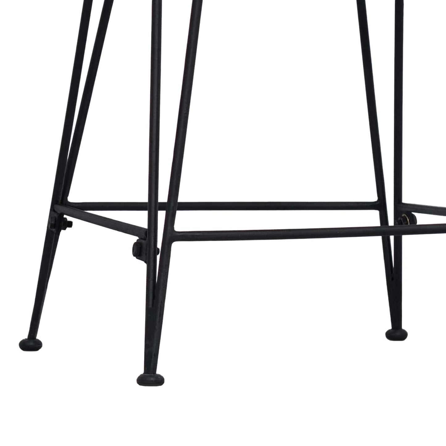 Barová Stolička 2 Pcs Přírodní 44 X 54 X 96 Cm Ratan A Ocel