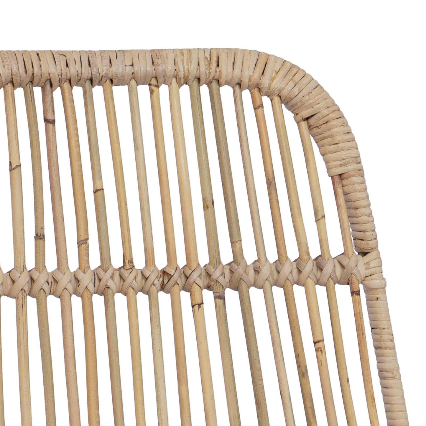 Barová Stolička 2 Pcs Přírodní 44 X 55 X 109 Cm Ratan A Ocel