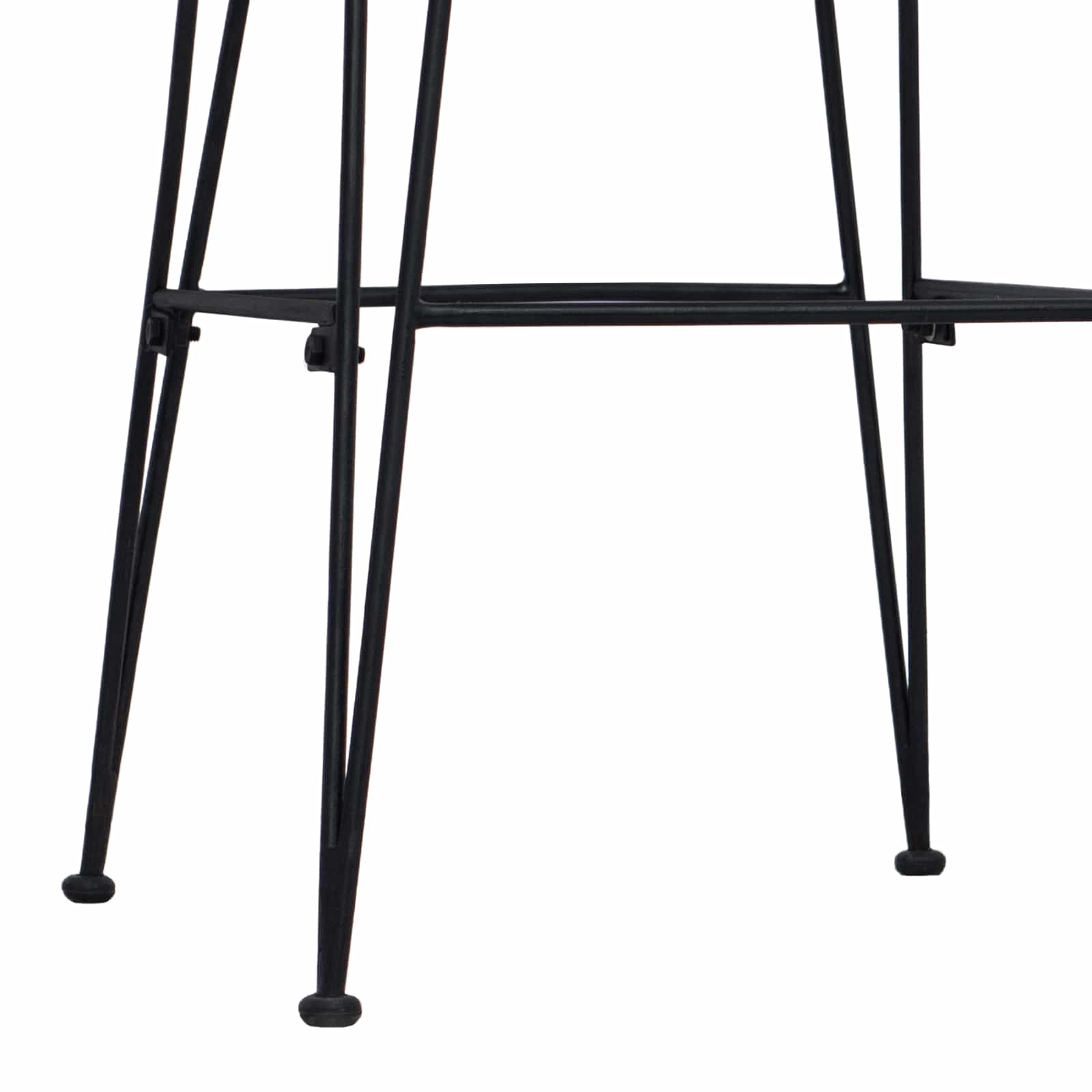 Barová Stolička 2 Pcs Přírodní 44 X 55 X 109 Cm Ratan A Ocel
