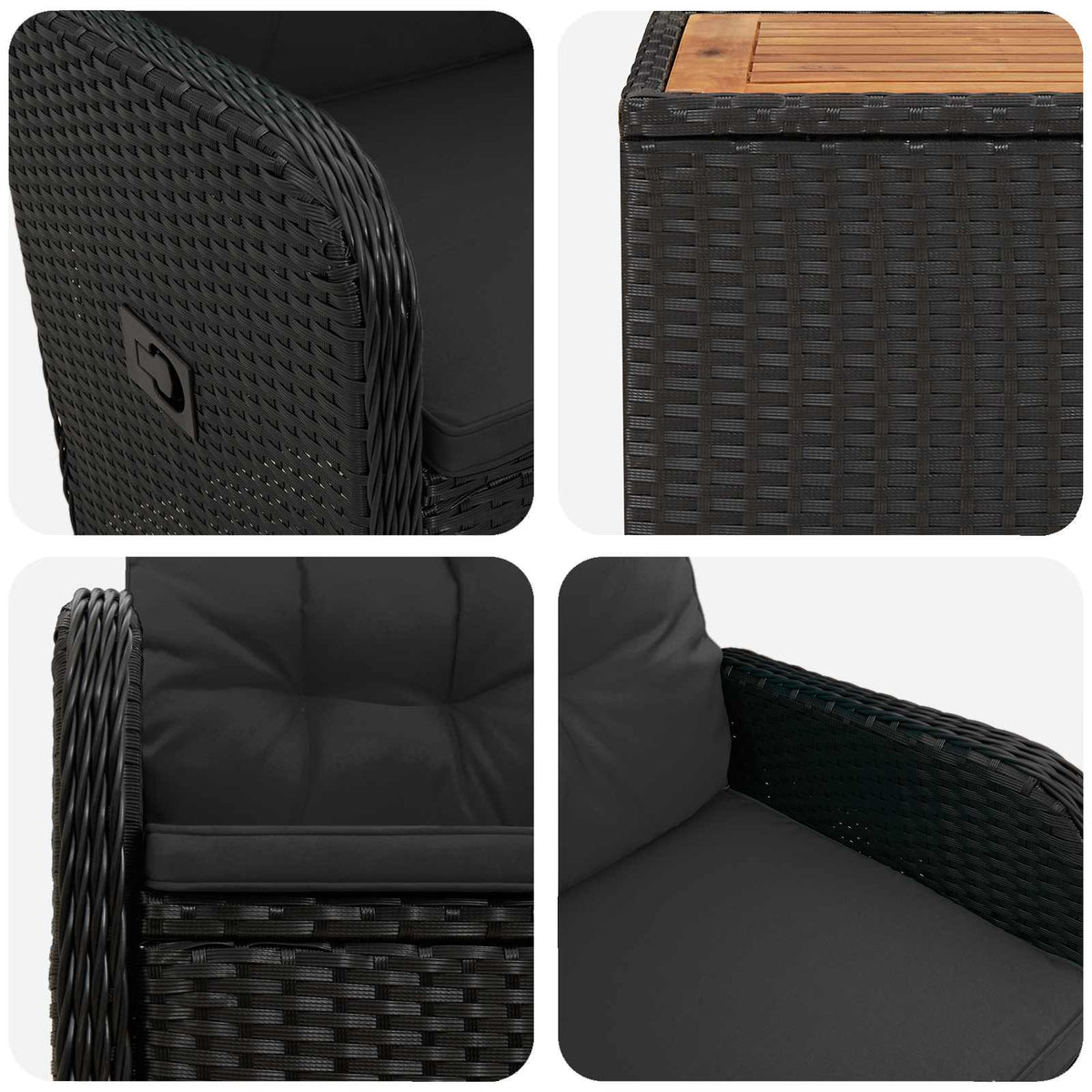 Zahradní Lounge Set 2 Ks