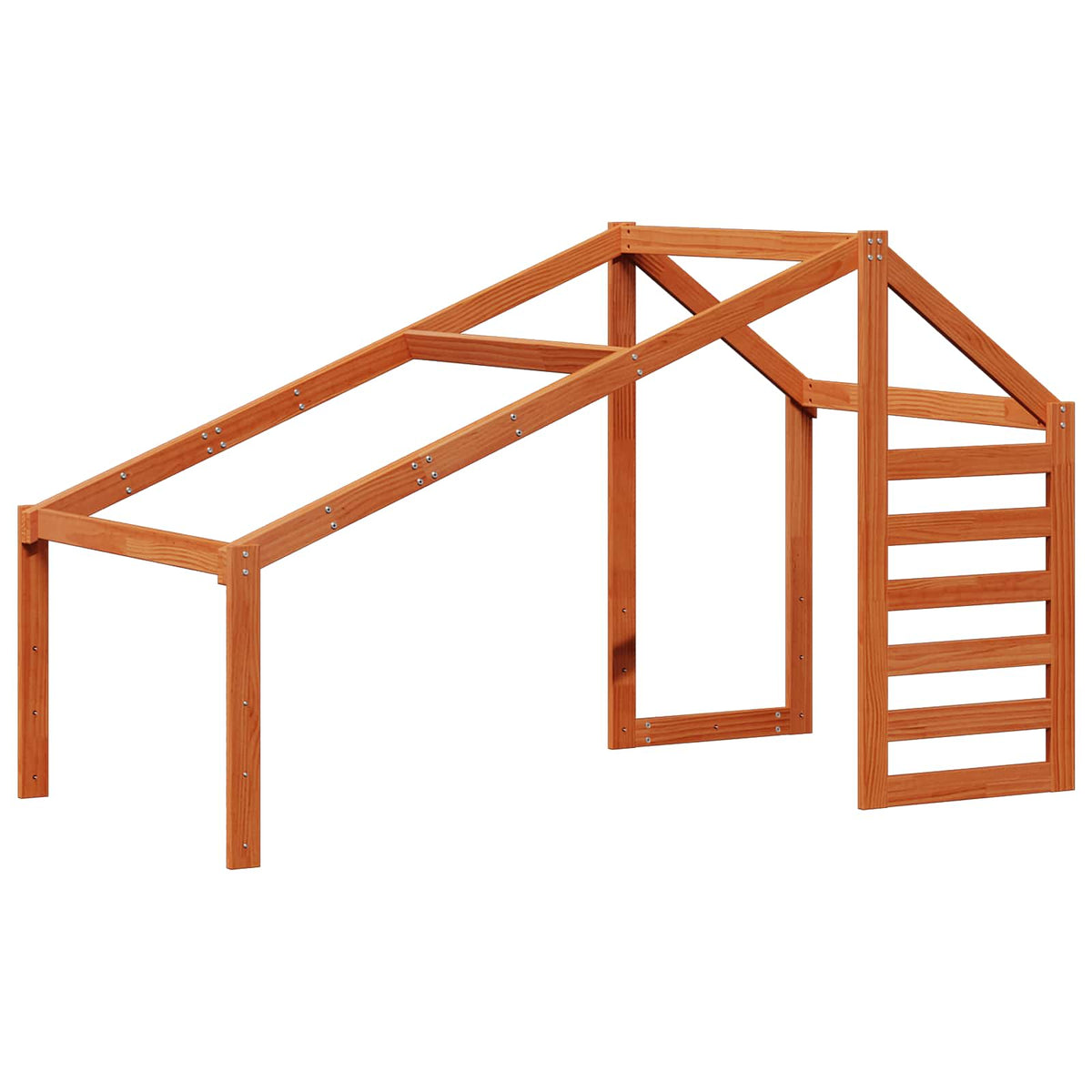 Rám Postele Loft Voskově Hnědá 90 X 190 Cm Masivní Borovice