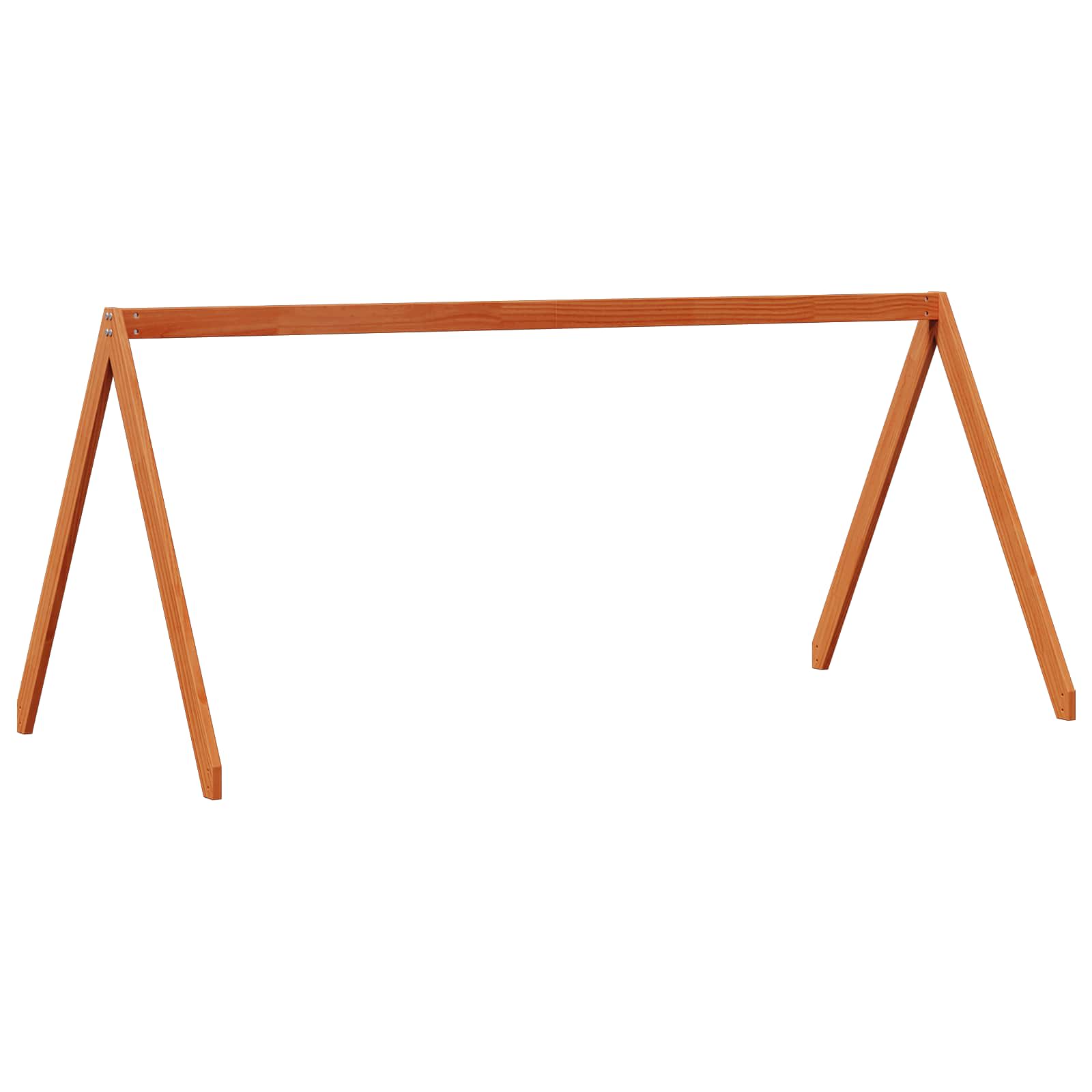 Rám Postele Loft Voskově Hnědá 90 X 190 Cm Masivní Borovice