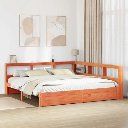 Knihovna Postel Jednobarevný 2 Ks 200 X 140 Cm