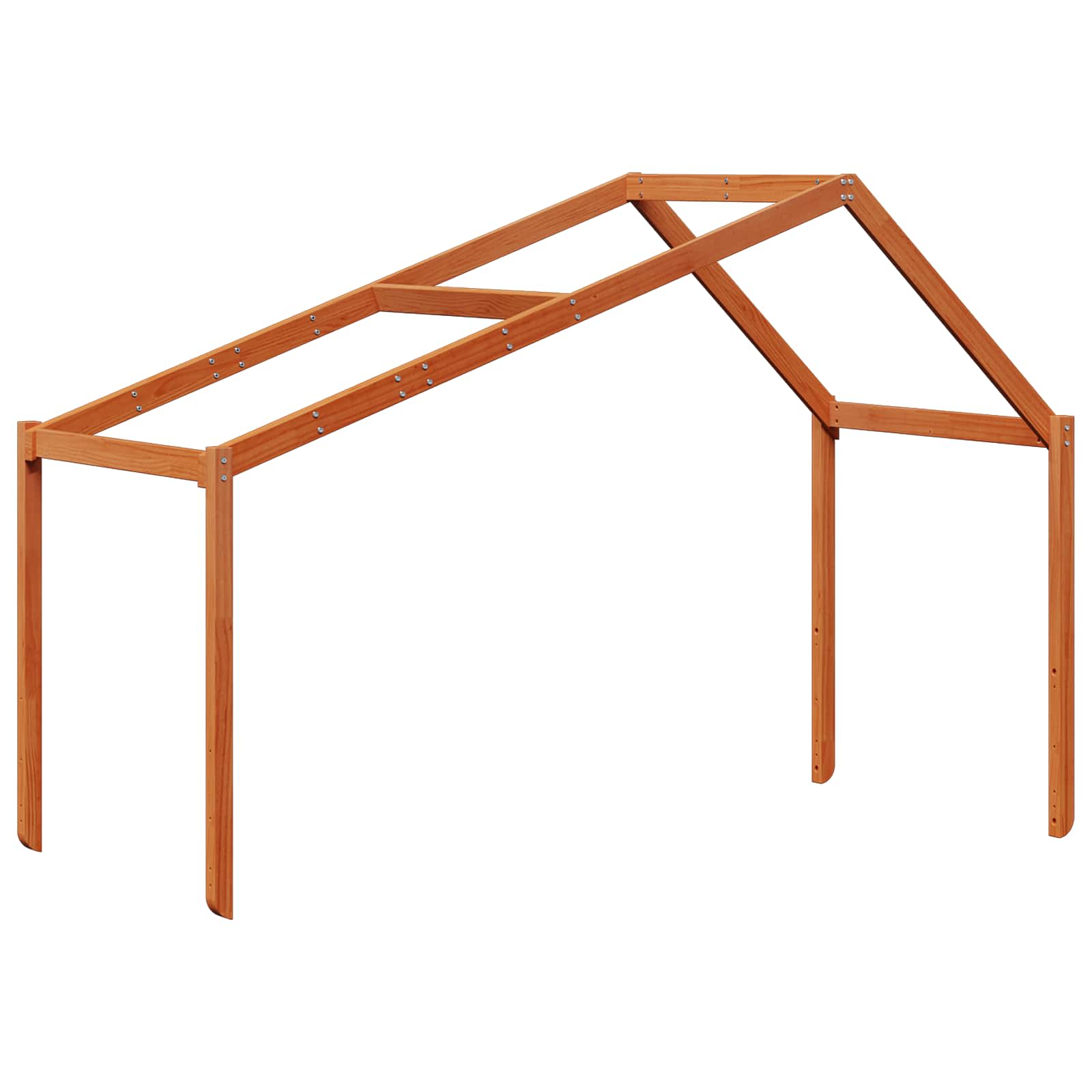 Rám Postele Loft Voskově Hnědá 90 X 190 Cm