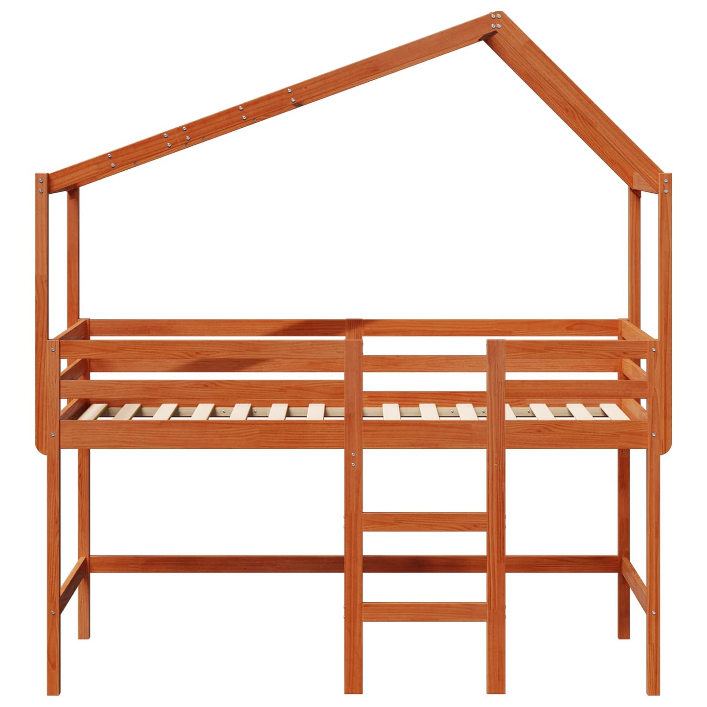 Rám Postele Loft Voskově Hnědá 90 X 190 Cm