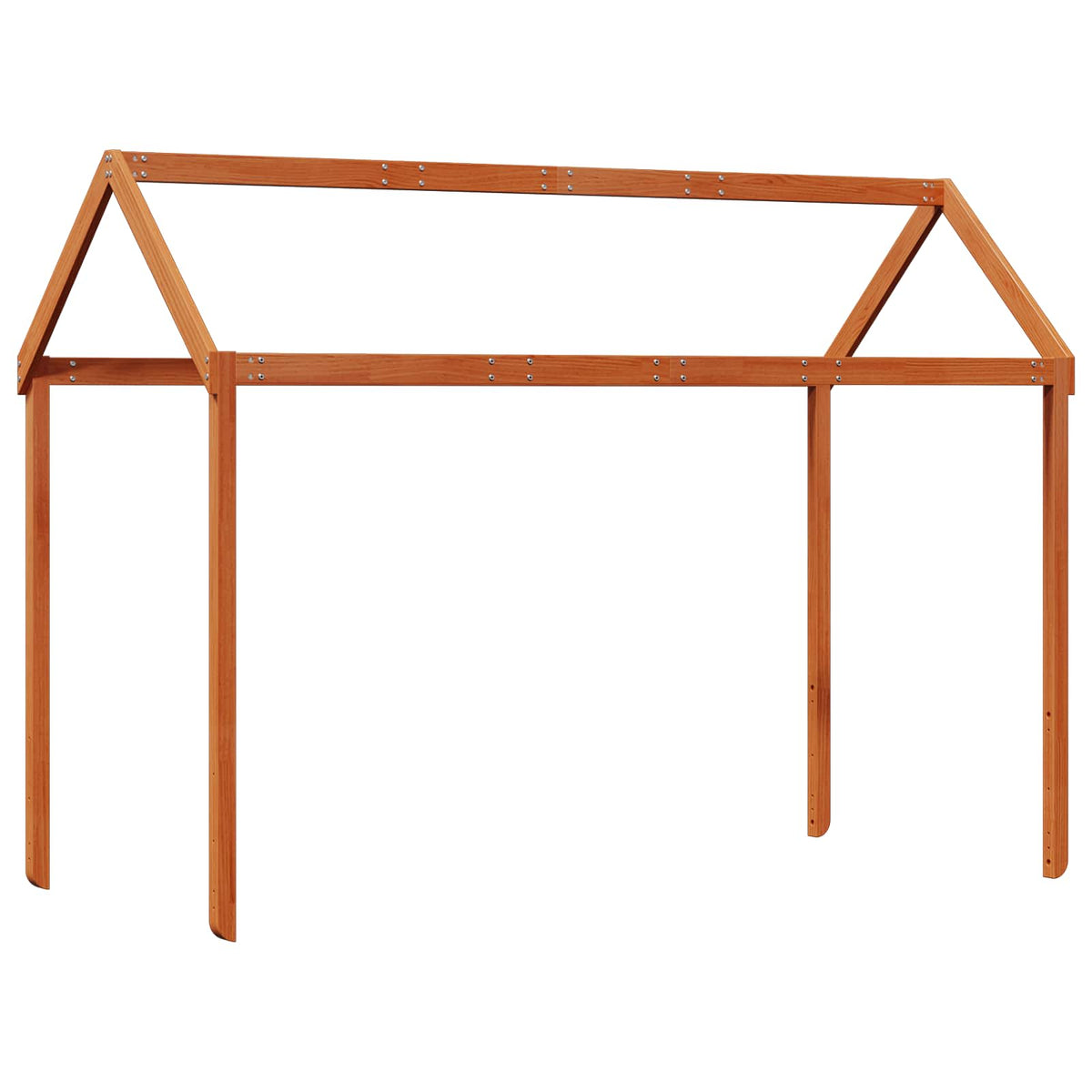 Rám Postele Loft Voskově Hnědá 90 X 190 Cm Masivní Borovice