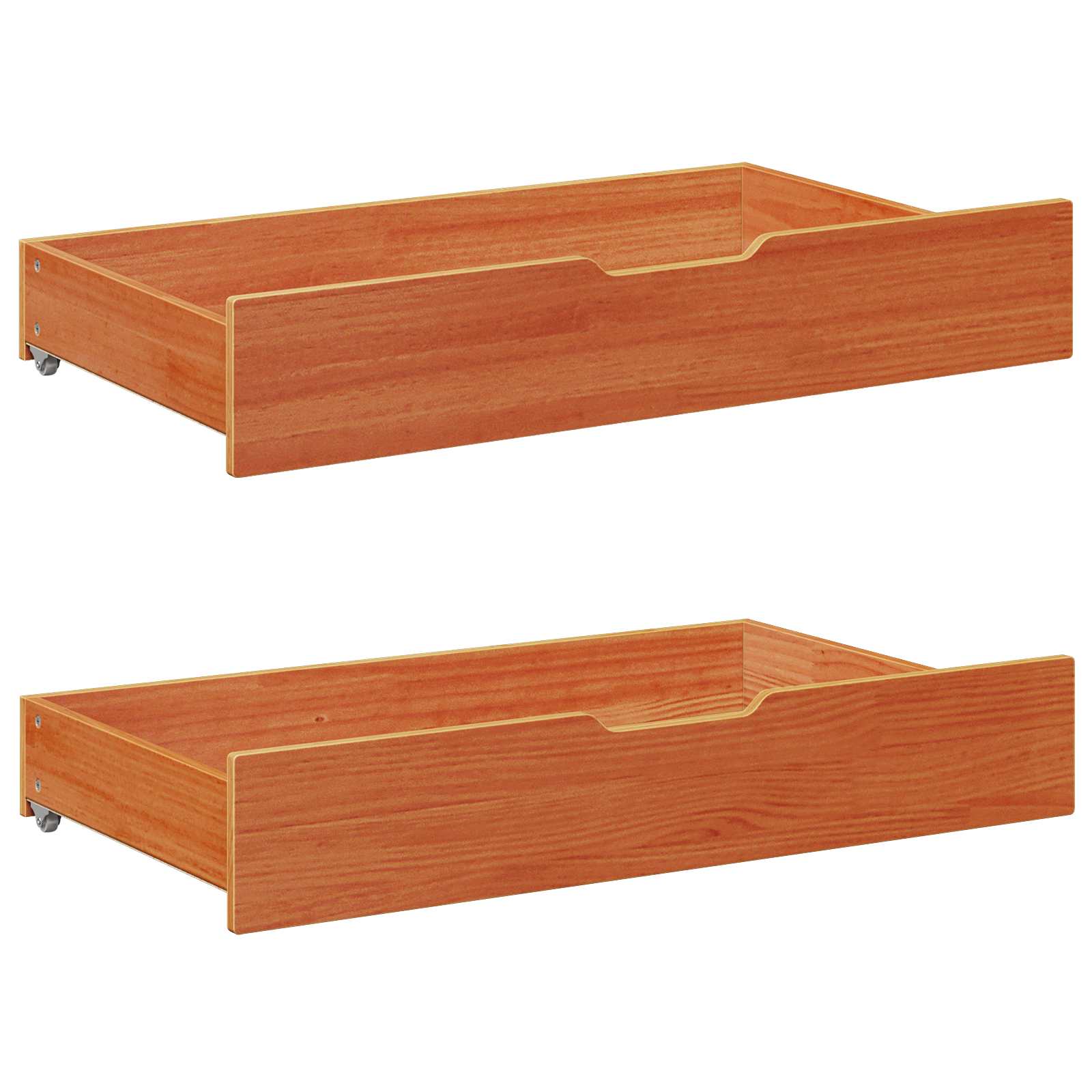 Daybed Se Zásuvkou 3 Ks Voskově Hnědá Masivní Borovicové Dřevo