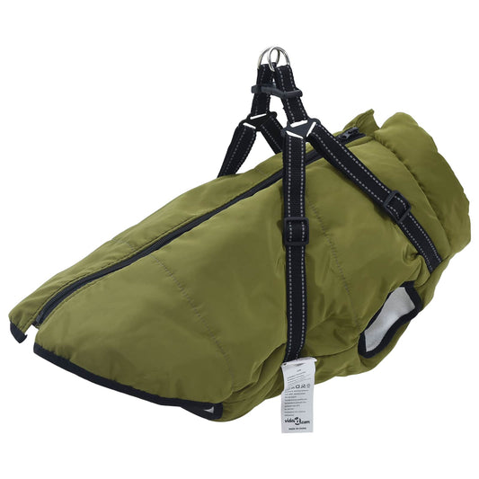 Psí Kabát Armádně Zelená L44 Fleece A Polyester