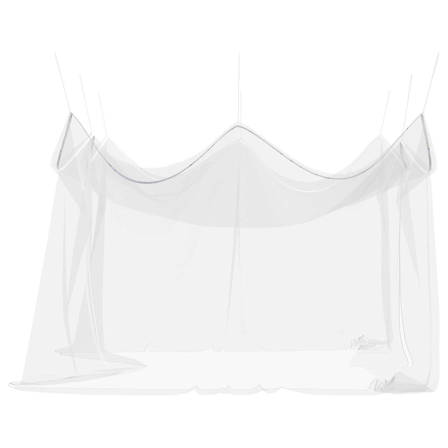 Zahradní Moskytiéra 156 Síťovina Bílá 4 X 4 X 2,5 M Polyester