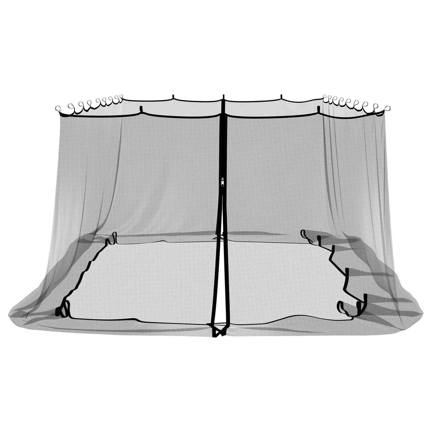 Moskytiéra Pro Altán 220 Mesh Černá 6 X 3 X 2 M Polyester